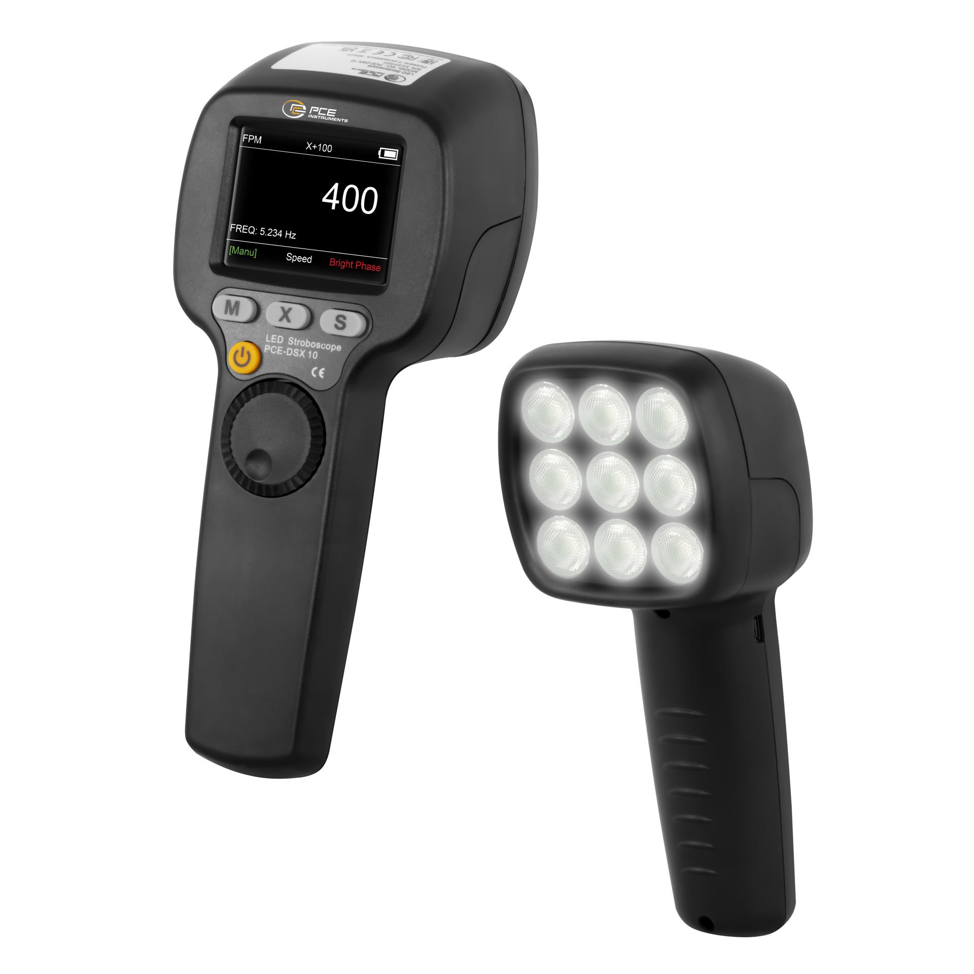 Dijital Stroboskop PCE-DSX 10 Güçlü LED'ler ile