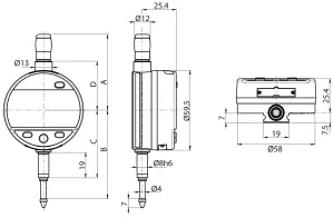 Digital Dial Dial Clocks ( S_Dial Work CBG)