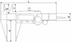 Digital Caliper Pointed