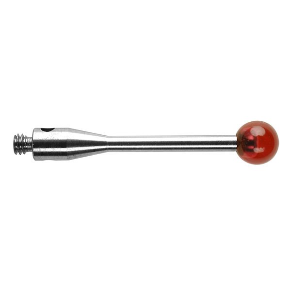 A-5000-4161 Prob Ucu / M2 Ø4 mm yakut topu, paslanmaz çelik gövde, L 20 mm, EWL 20 mm