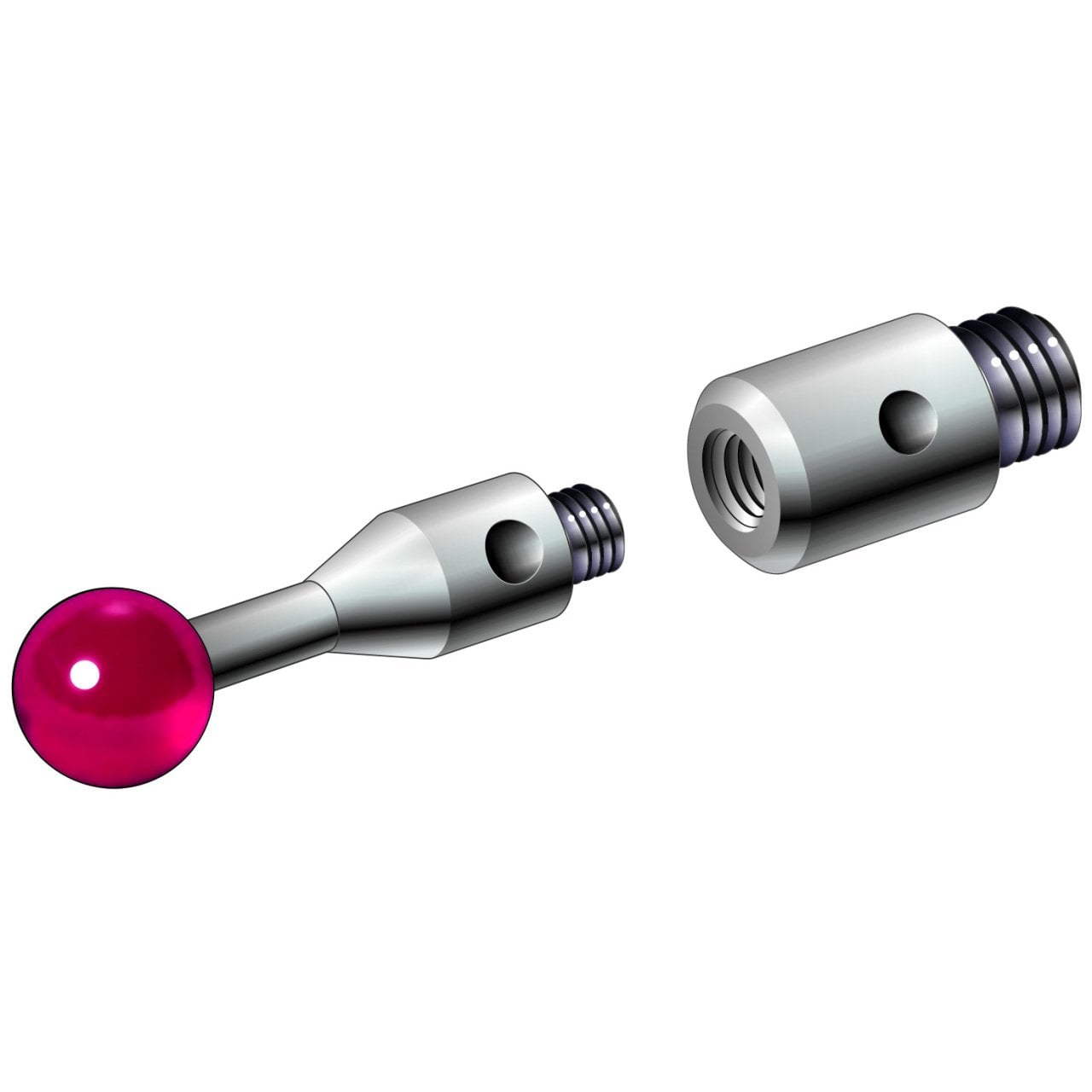 A-5004-7592 Dönüştürücü Adaptör /M3 - M2 paslanmaz çelik adaptör, L 5 mm