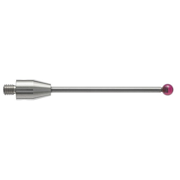 A-5003-3680 Prob Ucu / M4 Ø3 mm yakut top, tungsten karbür gövde, L 50 mm, EWL 38,5 mm