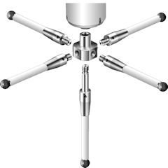 A-5000-3627 Adaptör / M2 5 yönlü kalem merkezi, L 7,5 mm