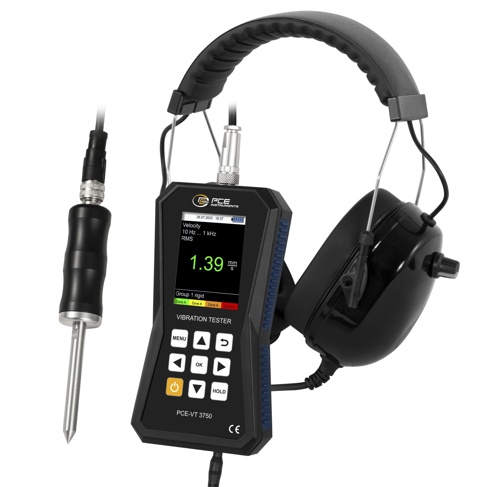İvme Ölçer PCE-VT 3750S