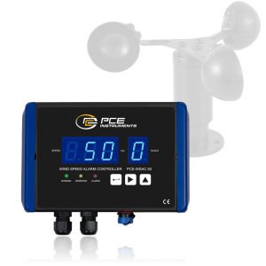 Rüzgar Hızı Alarm Kontrol Cihazı PCE-WSAC 50-320
