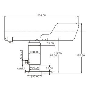 Rüzgar Ölçüm Sensörü PCE-FST-200-202-H-I