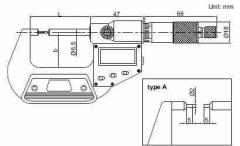 Digital Small Measuring Surface Micrometers IP65