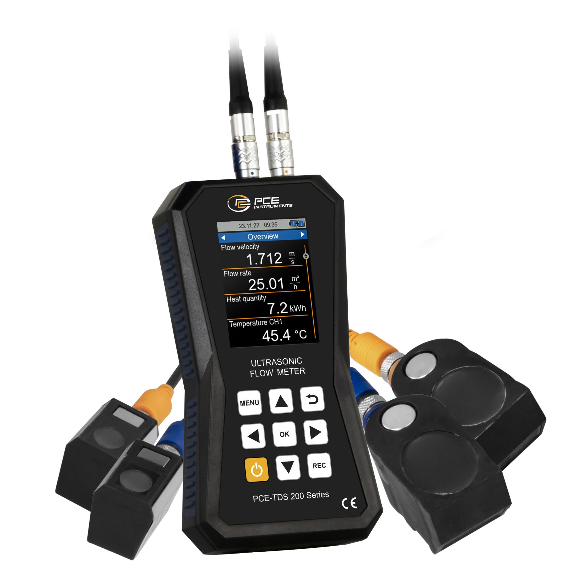 Ultrasonik Akış Hızı Ölçer PCE-TDS 200 SM