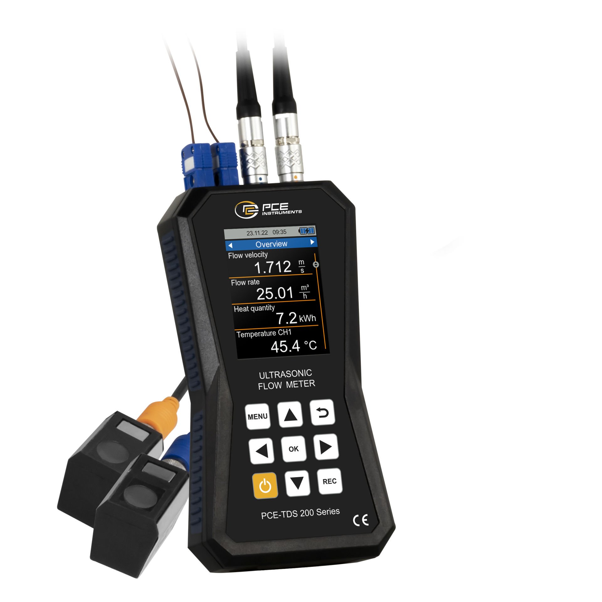 Ultrasonik Debimetre PCE-TDS 200+ S