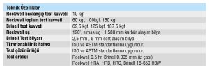 PHBR2 SERİSİ BRINELL ROCKWELL SERTLİK ÖLÇÜM CİHAZI