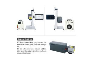 UV Lazer Markalama Makinesi 5W - 8W - 10W