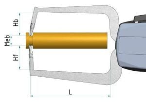 K450 - Kroeplin Dış Boyut Ölçümleri (0-50mm)