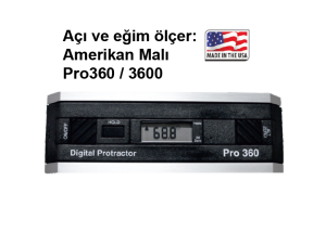 Açı ve Eğim Ölçer (Amerikan Malı) Pro 360 / Pro 3600 /